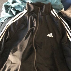 Adidas 3 stripe tricot track jacket